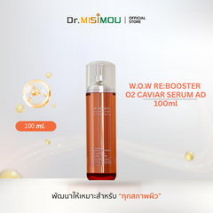 Dr.MISIMOU W.O.W RE:BOOSTER O2 CAVIAR SERUM AD – 100ml 🔹 Dr.MISIMOU ว้าว รีบูสเตอร์ โอทู คาเวียร์ เซรั่ม AD – ขนาด 100ml
